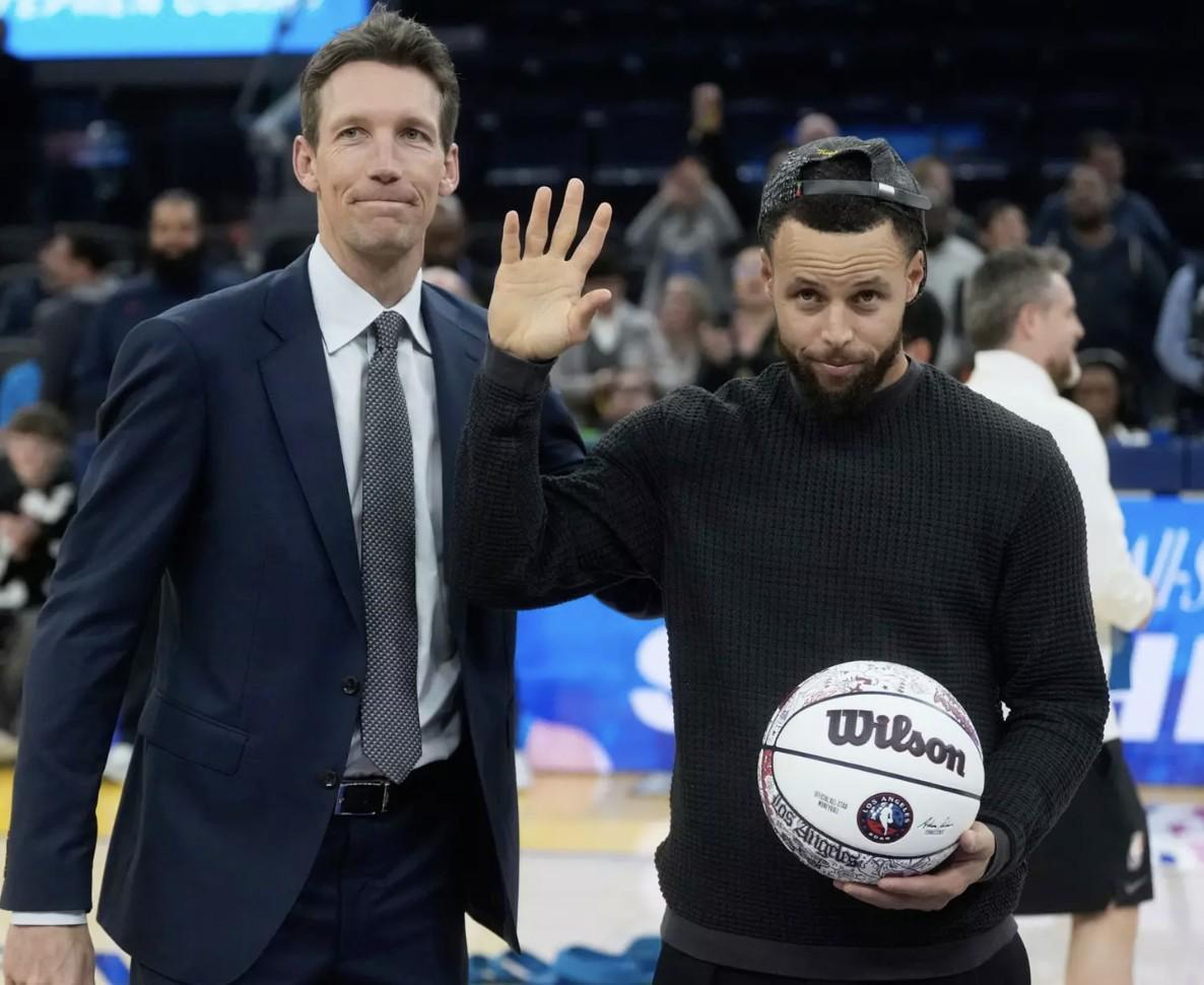 搜狐体育-库里可能缺席本赛季剩余比赛？勇士总经理：存在这种可能性